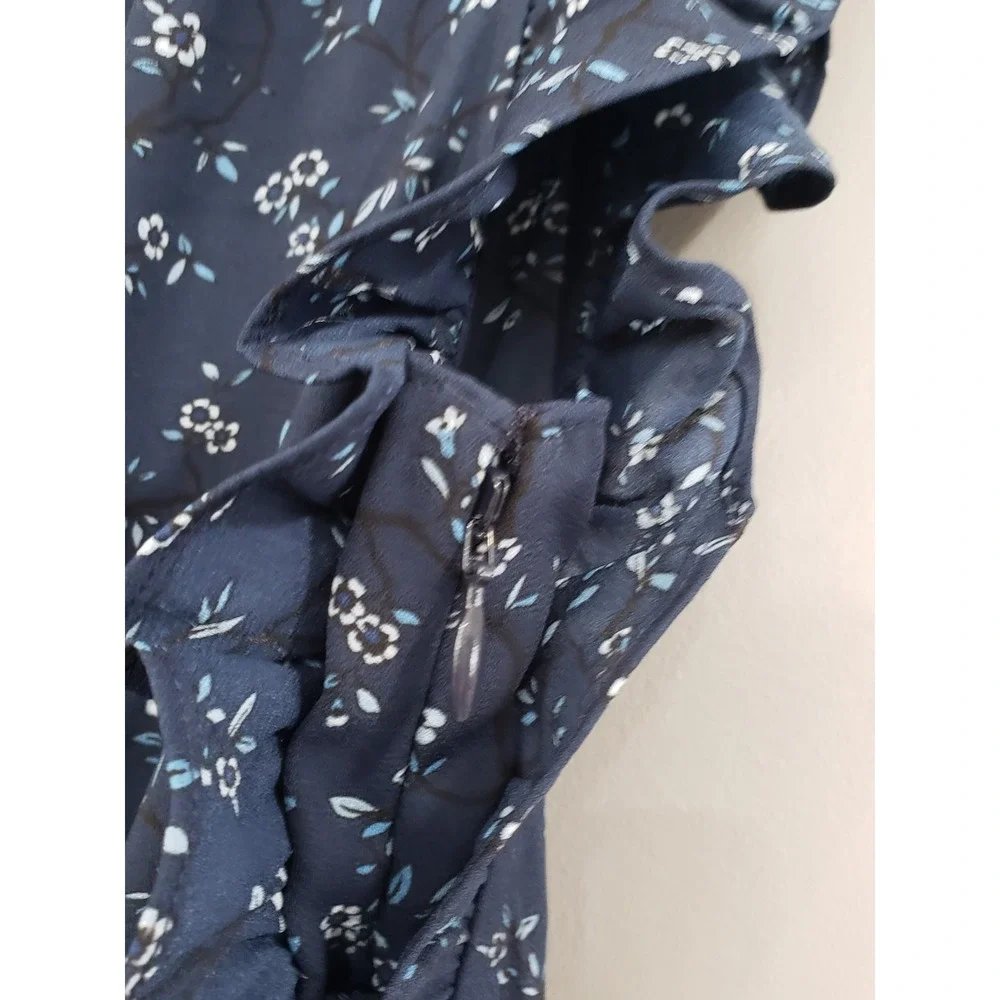 NEVER WORN Kate Spade New York Out West Wild RosE Ruffle Faux Wrap Dress Size 6